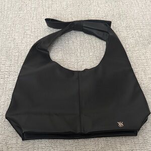 Black Leather Tote Bag